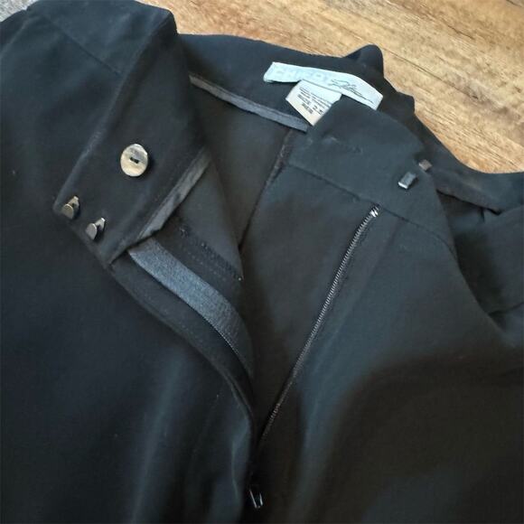 Chico’s Black Wide Leg Dress Pants Size 2.5 / 14 Minimalist Career Office READ - Picture 6 of 11